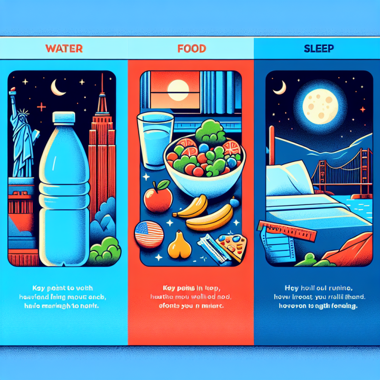 アメリカ旅行中の体調管理|水・食事・睡眠のポイント アメリカ旅行中の体調管理|水・食事・睡眠のポイント