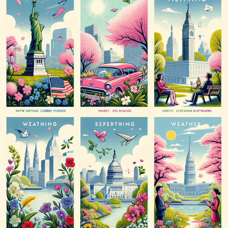 春のアメリカ旅行おすすめ都市5選｜桜・野花・爽やか気候を満喫