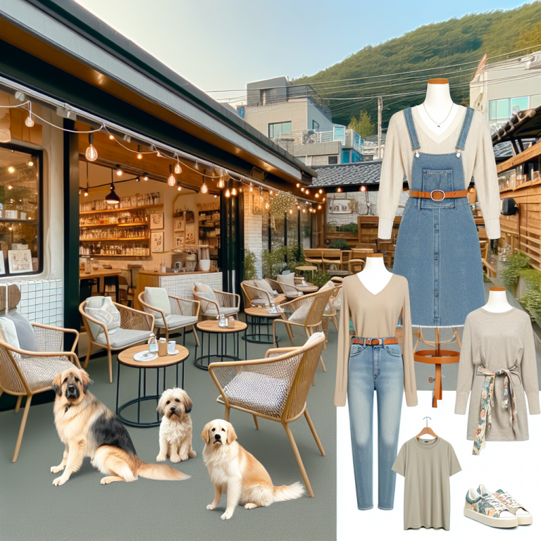 ソンス洞ドッグフレンドリーカフェとリンクコーデ提案