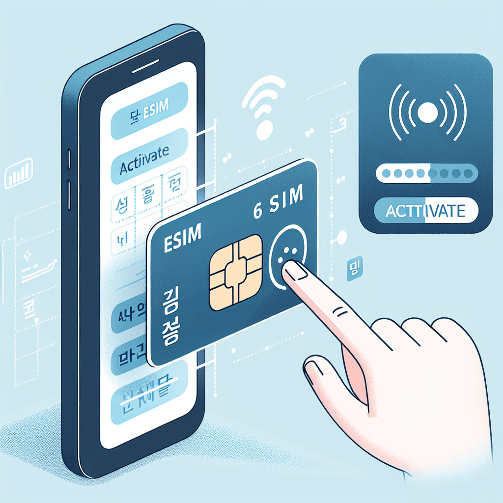 Activating Your eSIM on a Korean Network