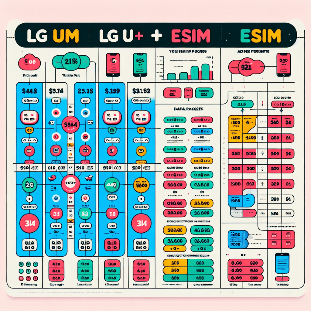 Comparing LG U+ eSIM Plans to Competitors
