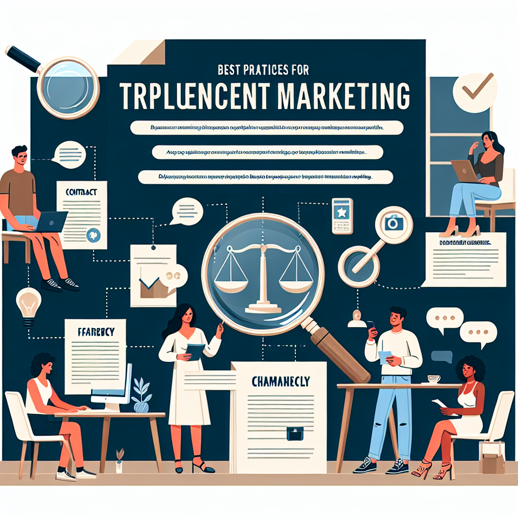 - Best Practices for Transparent Influencer Marketing