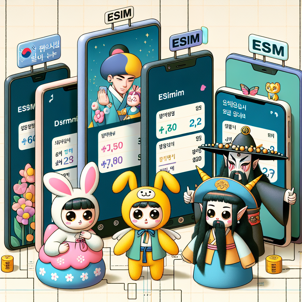 Comparing eSIM Plans from Major Korean Carriers