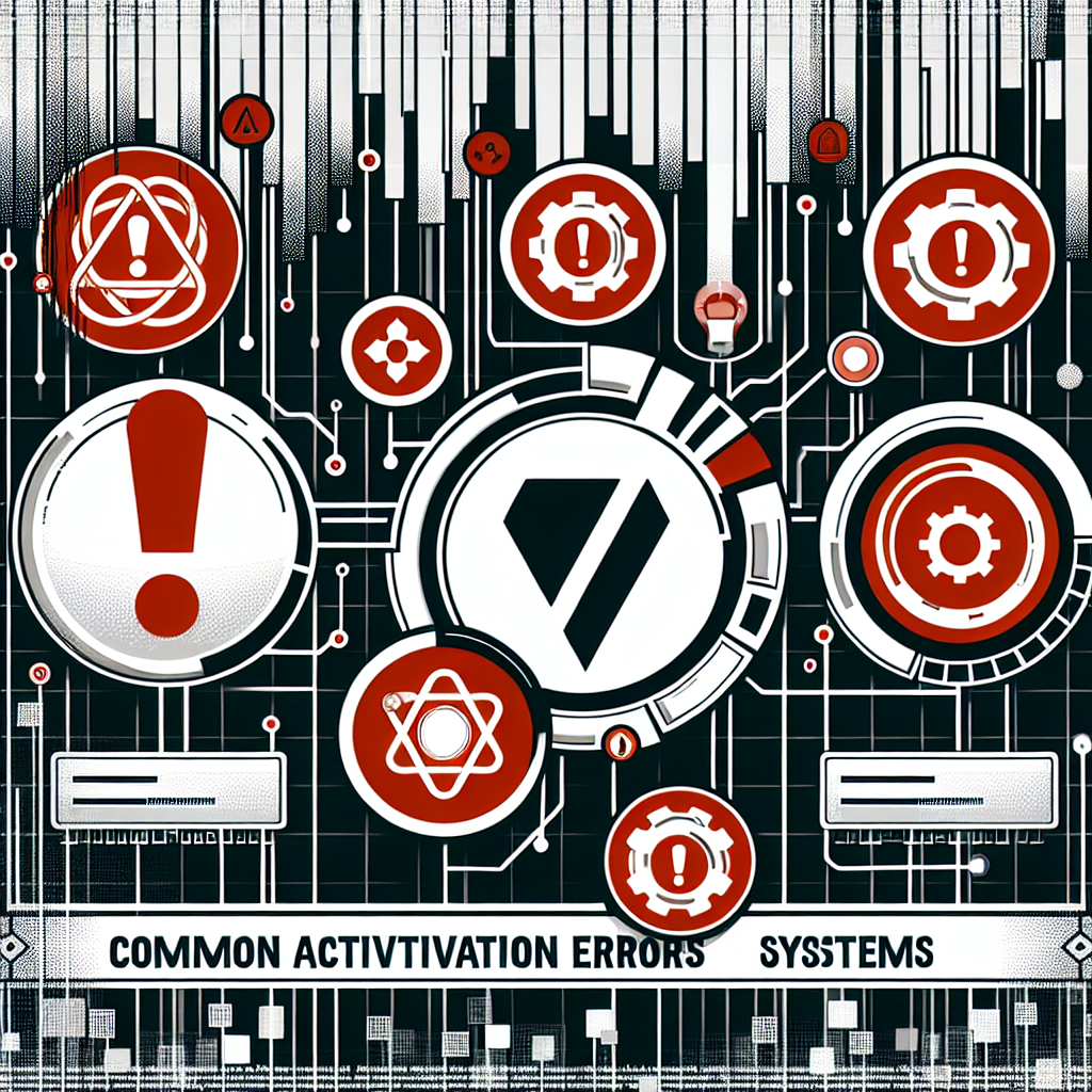- Understanding Common Activation Errors