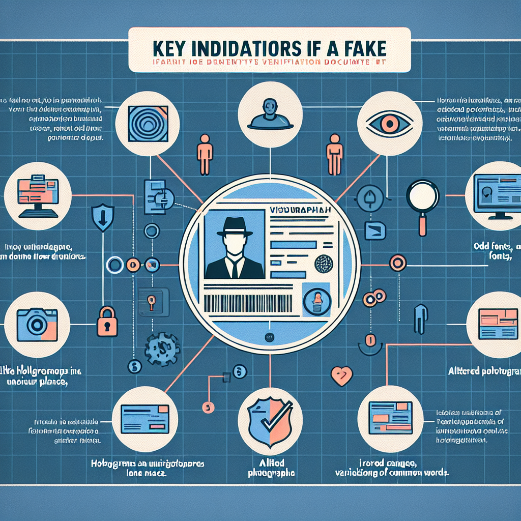 - Key Indicators of Fake ID Verification
