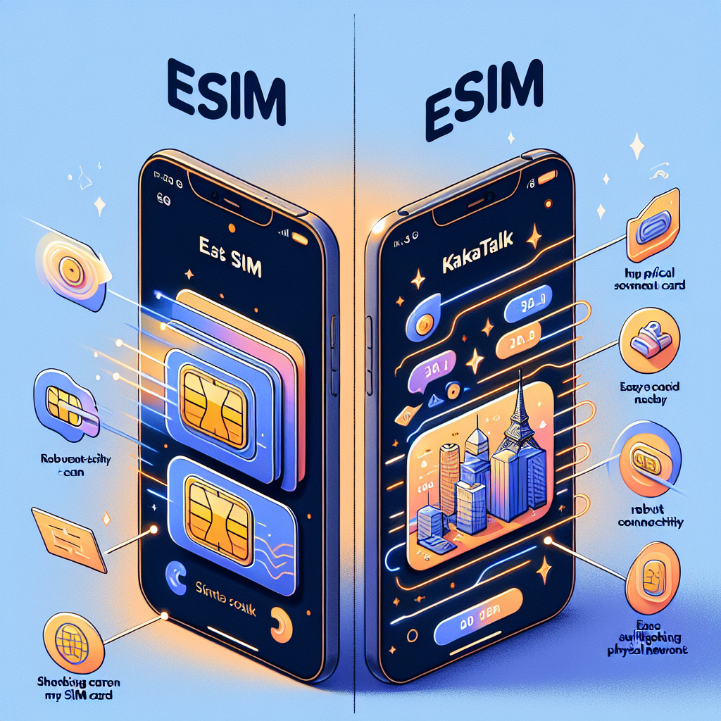 - Advantages of Using eSIM for KakaoTalk