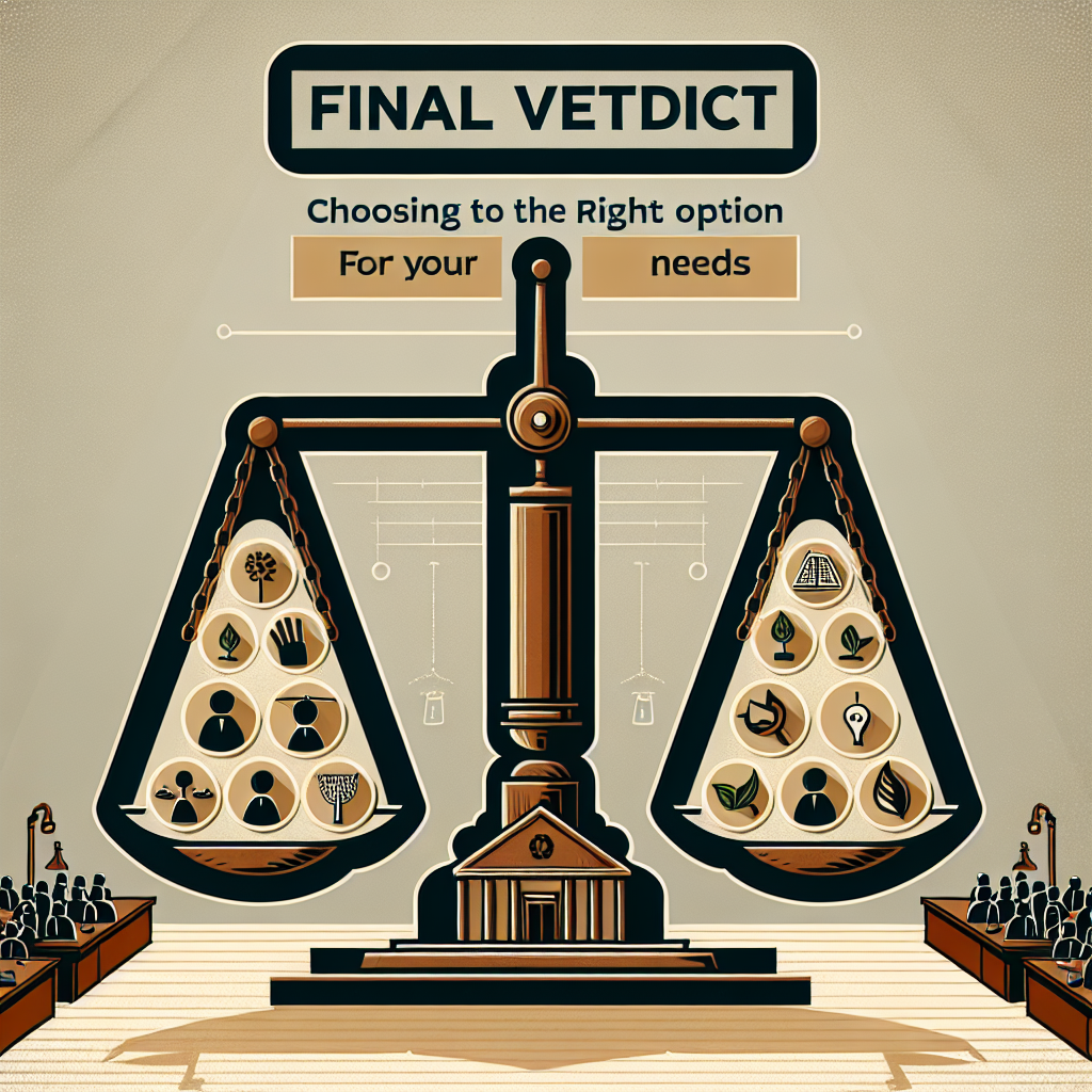 - Final Verdict: Choosing the Right Option for Your Needs