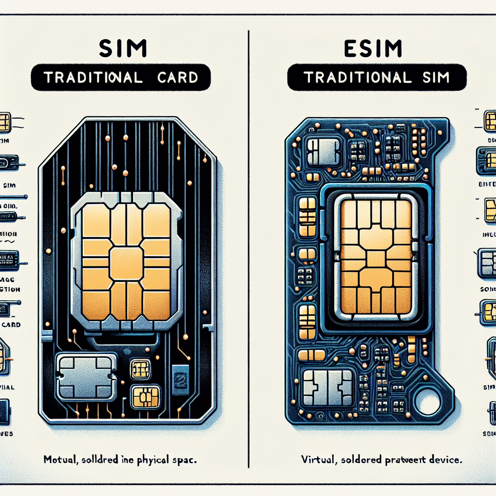 - Comparing eSIM and Traditional SIM Cards