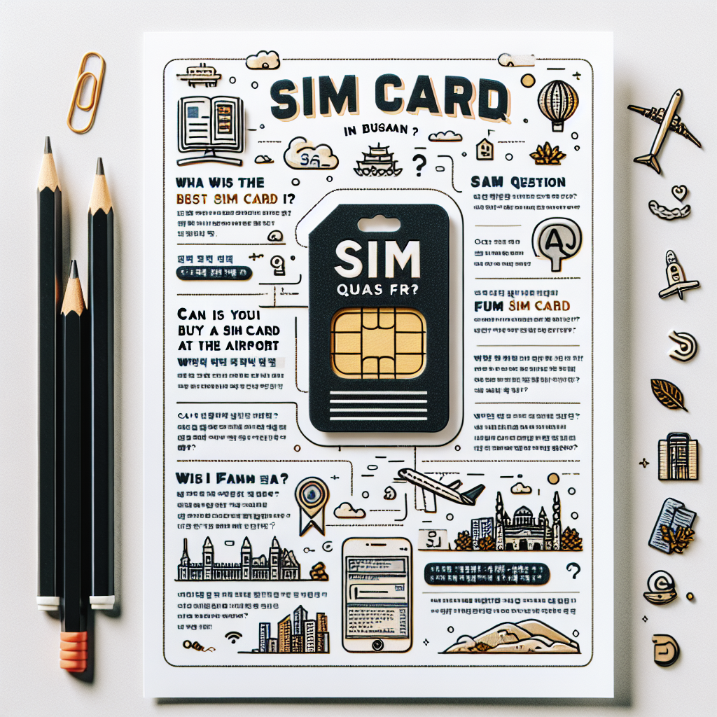 - Frequently Asked Questions About SIM Cards in Busan