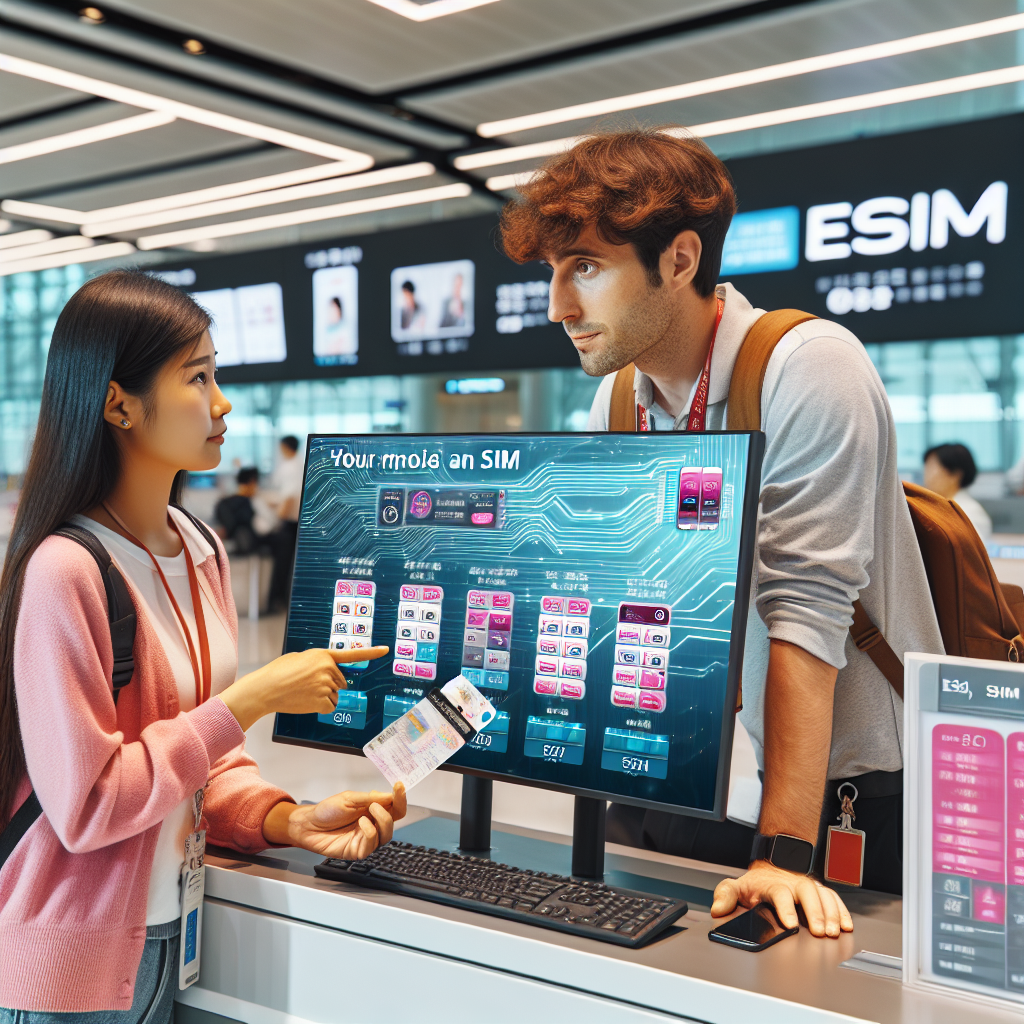 - Purchasing an eSIM at Incheon Airport