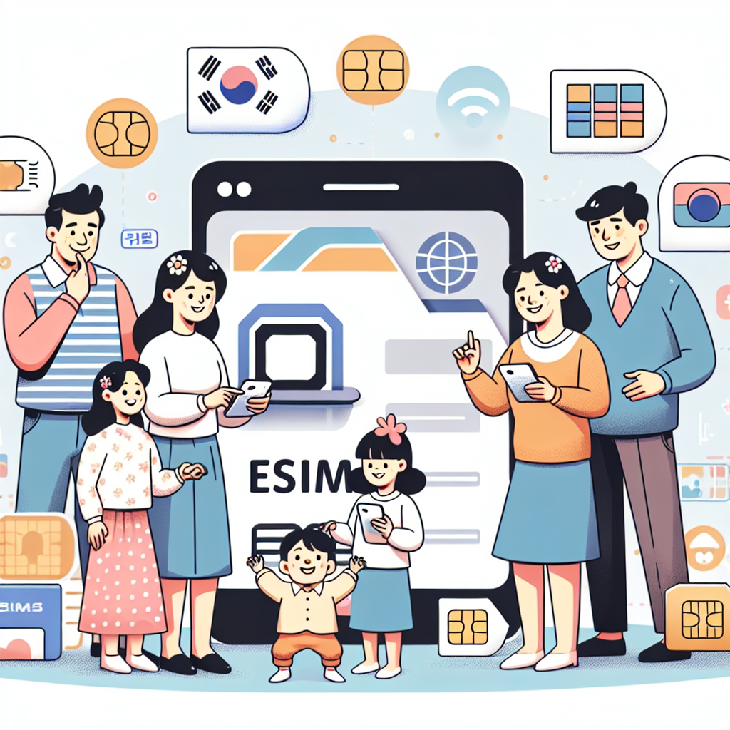 - Benefits of Using eSIMs for Families in Korea