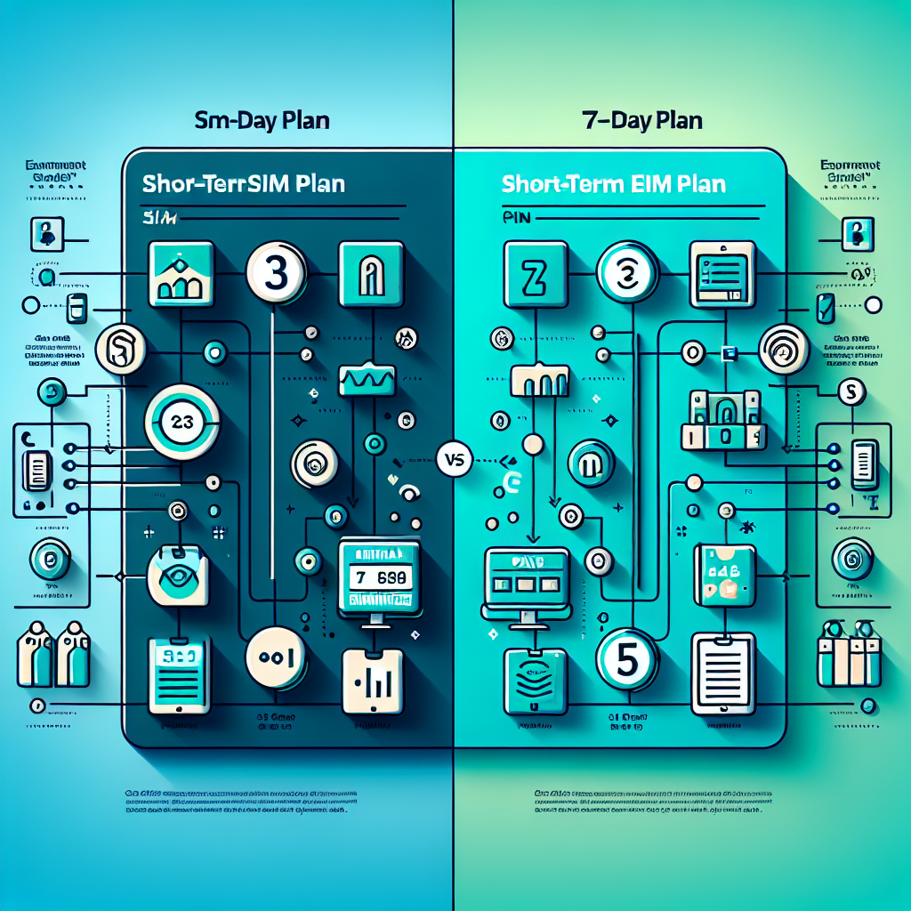 Comparing Short-Term eSIM Plans: 3-Day vs. 7-Day