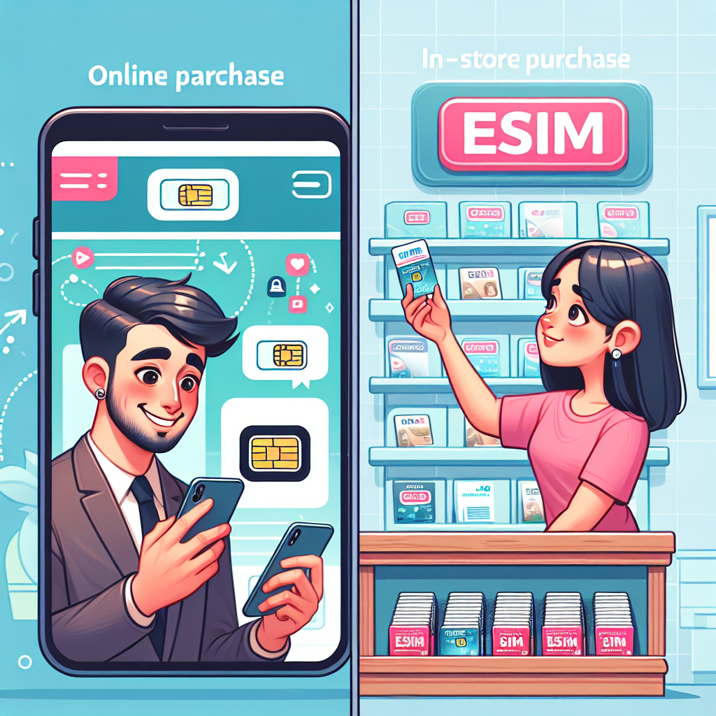 Comparing Online and In-Store eSIM Purchases