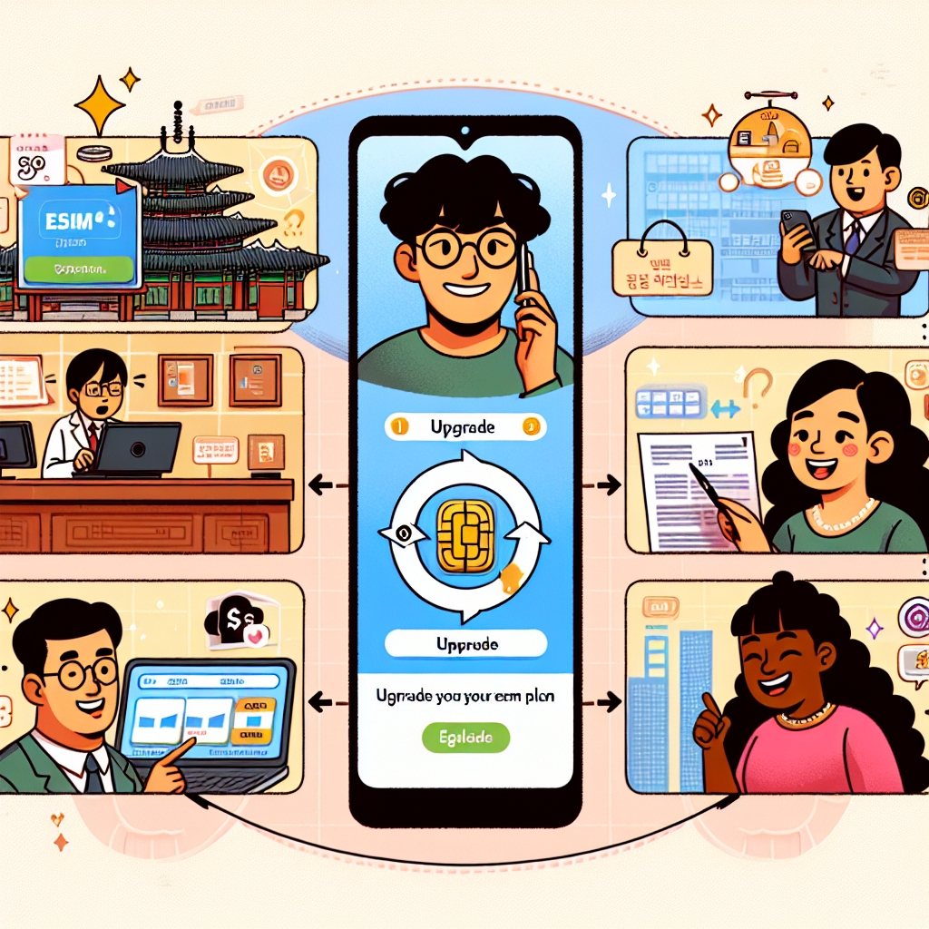 Steps to Upgrade Your eSIM Plan in Korea
