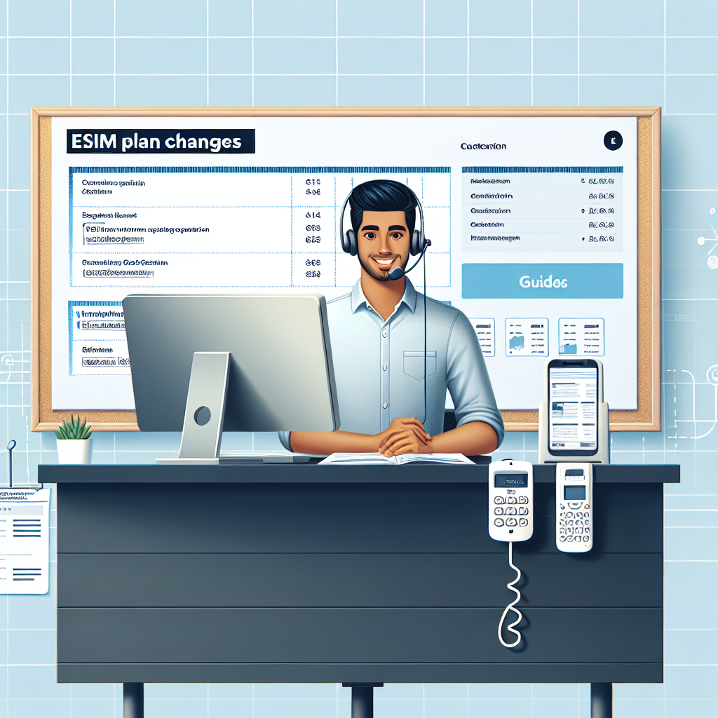 Customer Support and Resources for eSIM Plan Changes