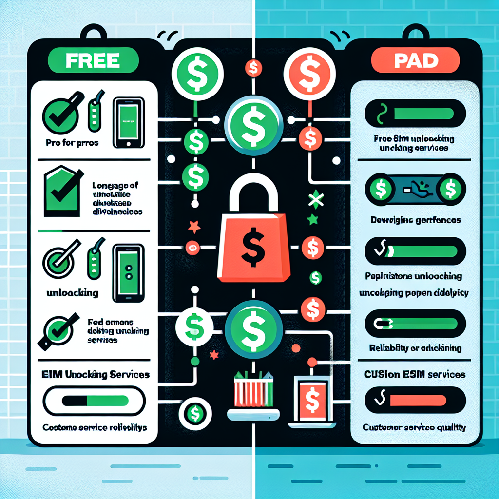 - Comparing Free and Paid eSIM Unlock Services