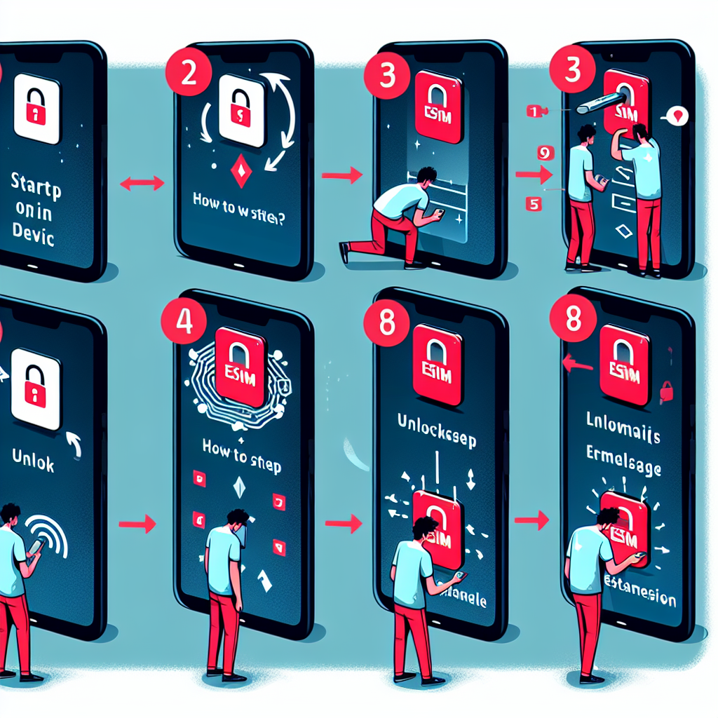 Steps to Unlock an eSIM Device