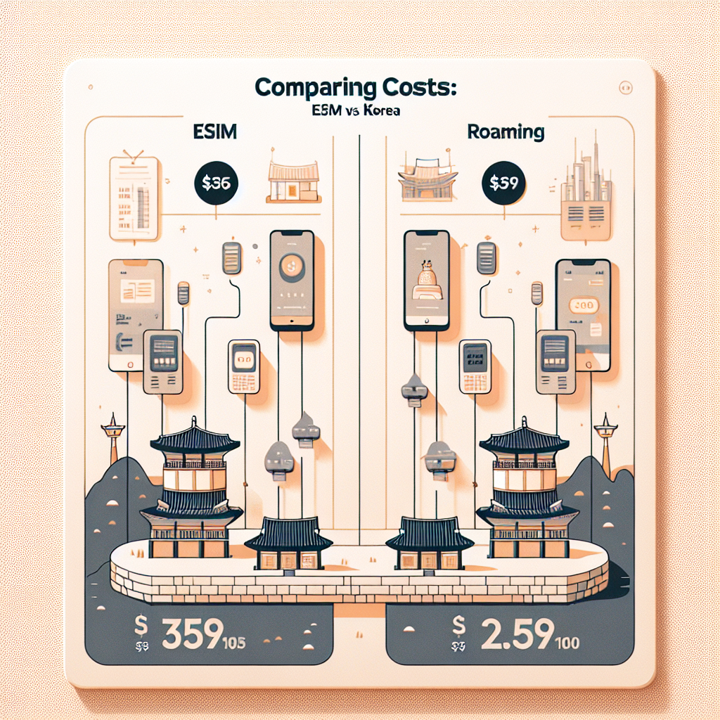 - Comparing Costs: eSIM vs. Roaming in Korea