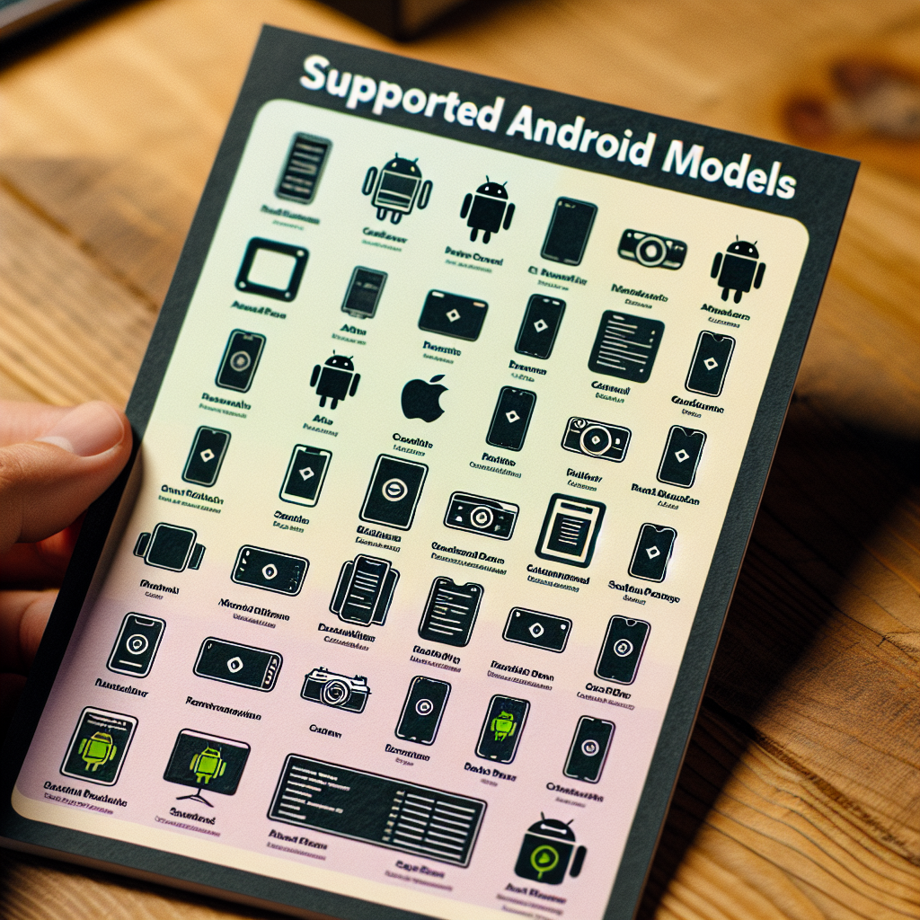 - List of Supported Android Models