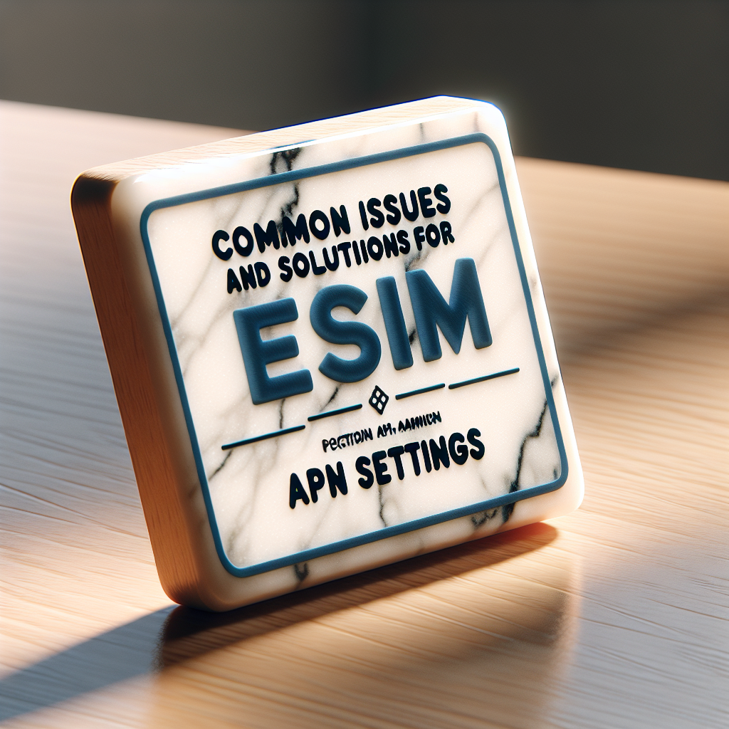 - Common Issues and Solutions for eSIM APN Settings
