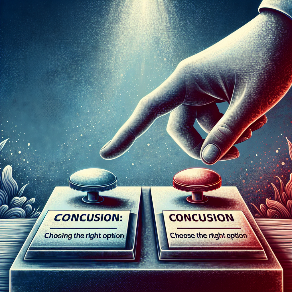 - Conclusion: Choosing the Right Option for Your Needs