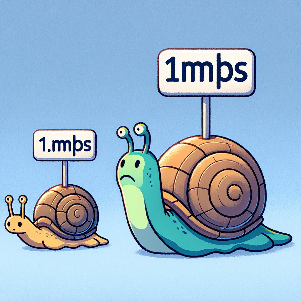 Comparing 1Mbps
