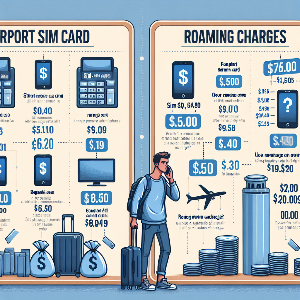 - Comparing Costs: Airport SIM vs. Roaming Charges
