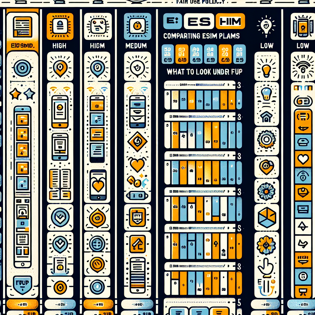 - Comparing eSIM Plans: What to Look for Under FUP