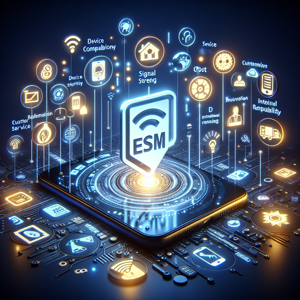 Factors to Consider When Choosing an eSIM