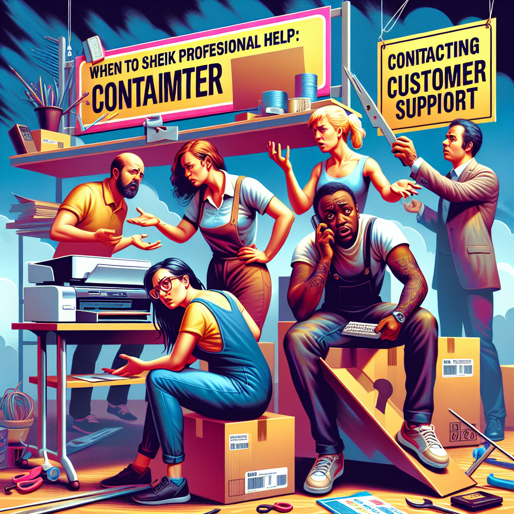 - When to Seek Professional Help: Contacting Customer Support