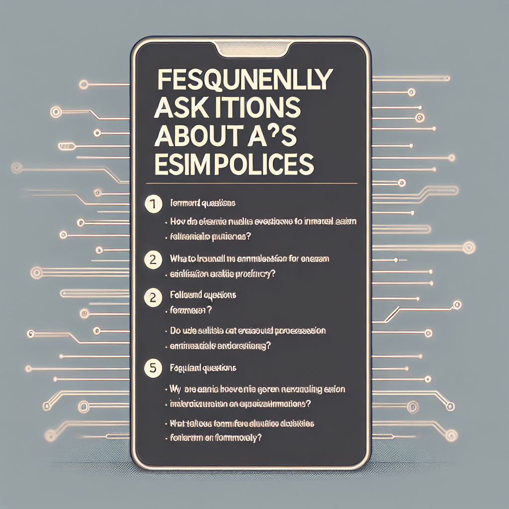 - Frequently Asked Questions About Korea's eSIM Policies