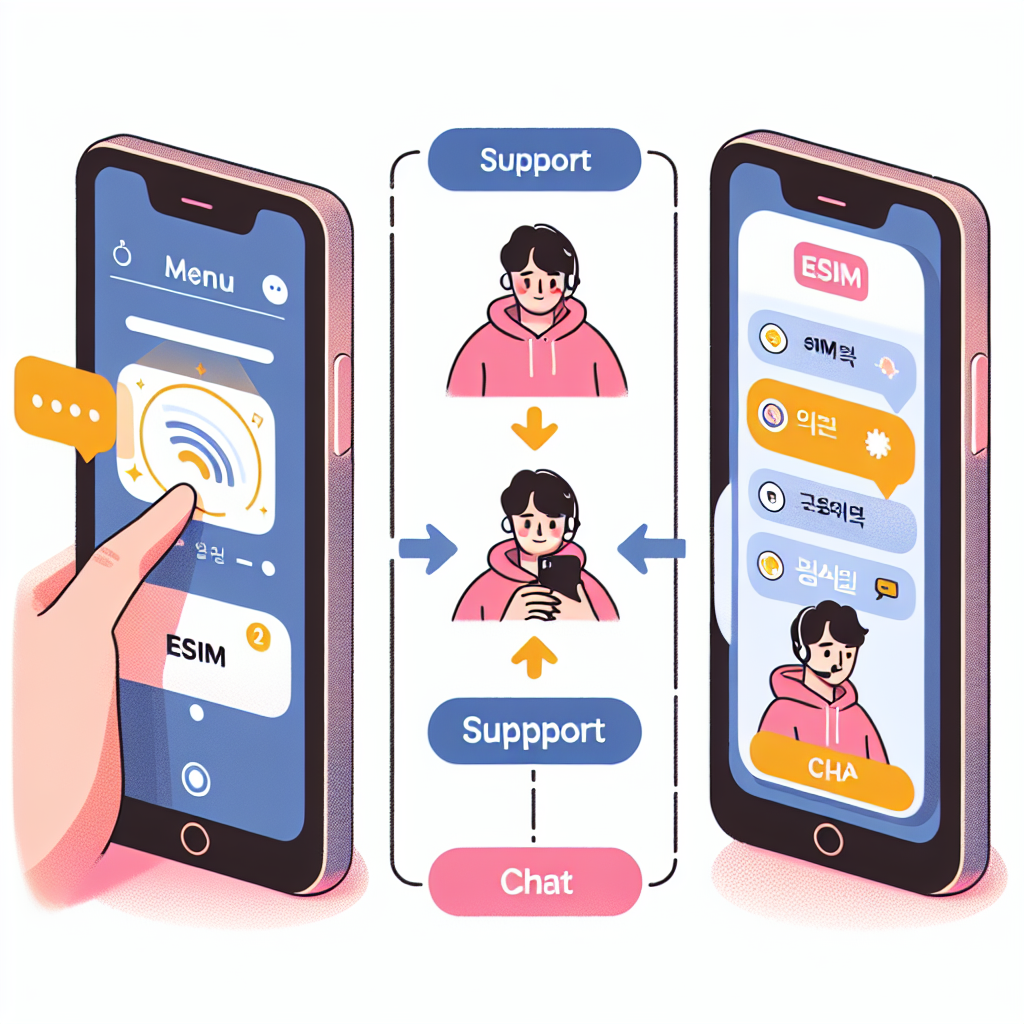 - How to Access Korea's eSIM Support Chat