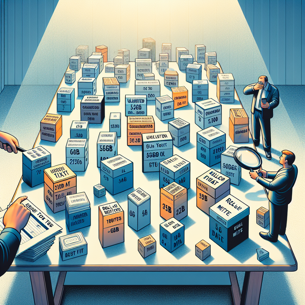 - Comparing Data Plans: Finding the Best Fit