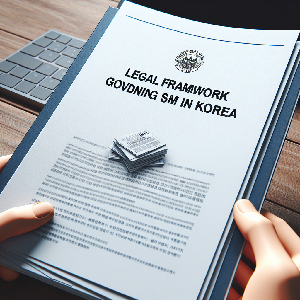 - Legal Framework Governing eSIM in Korea