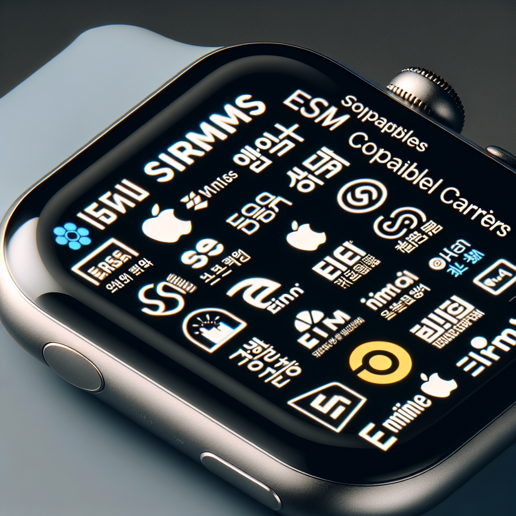 Compatible Carriers in Korea for Apple Watch eSIM