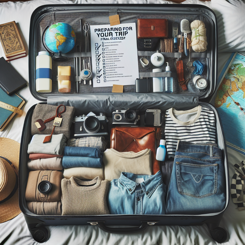Preparing for Your Trip: Final Checklist