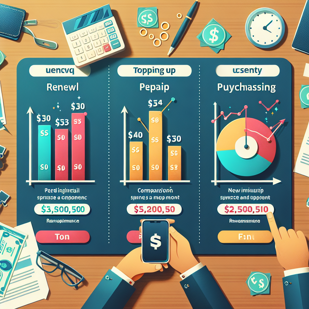 Comparing Costs: Renew vs Top-Up vs Buy
