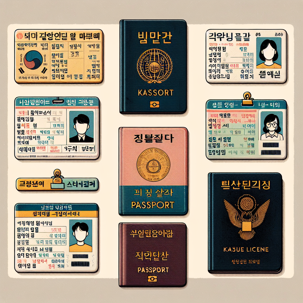 Types of Identification Accepted in Korea