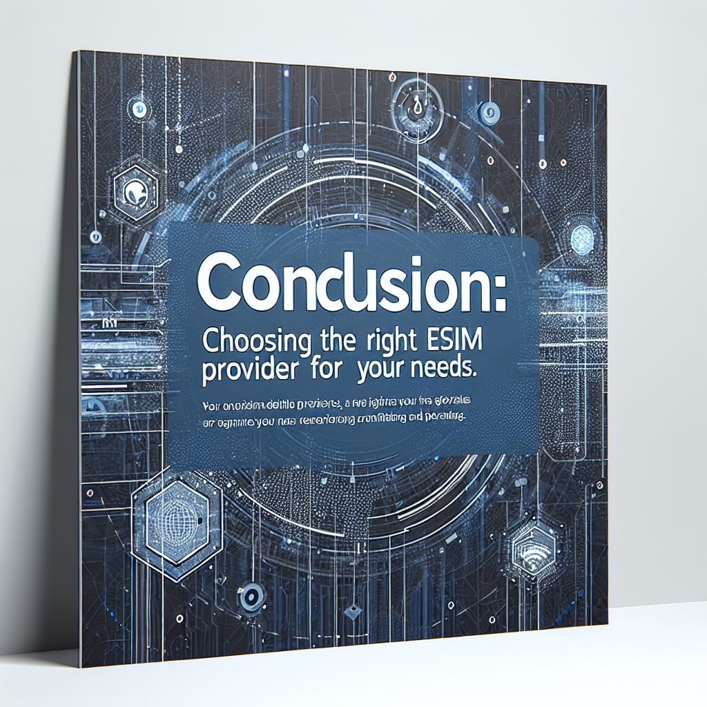 - Conclusion: Choosing the Right eSIM Provider for Your Needs