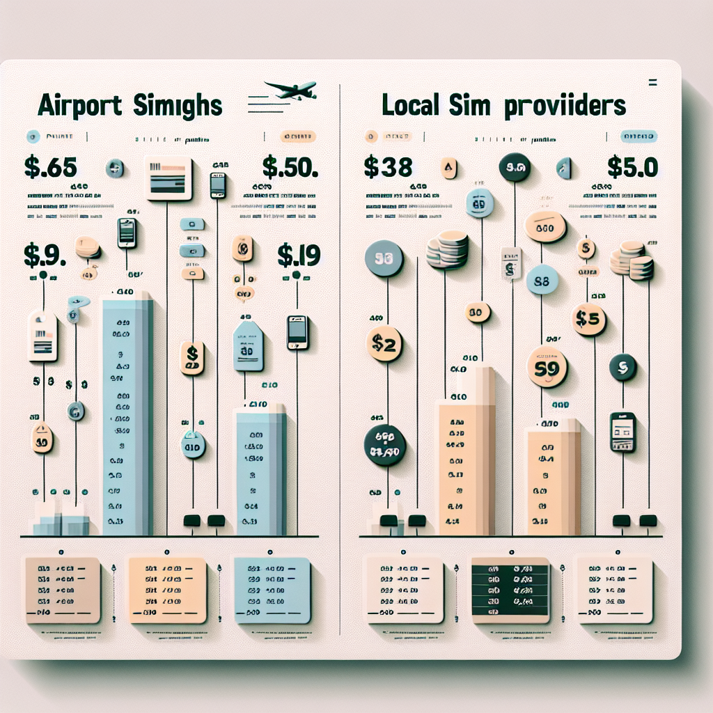 - Comparing Prices: Airport SIMs vs. Local SIM Providers