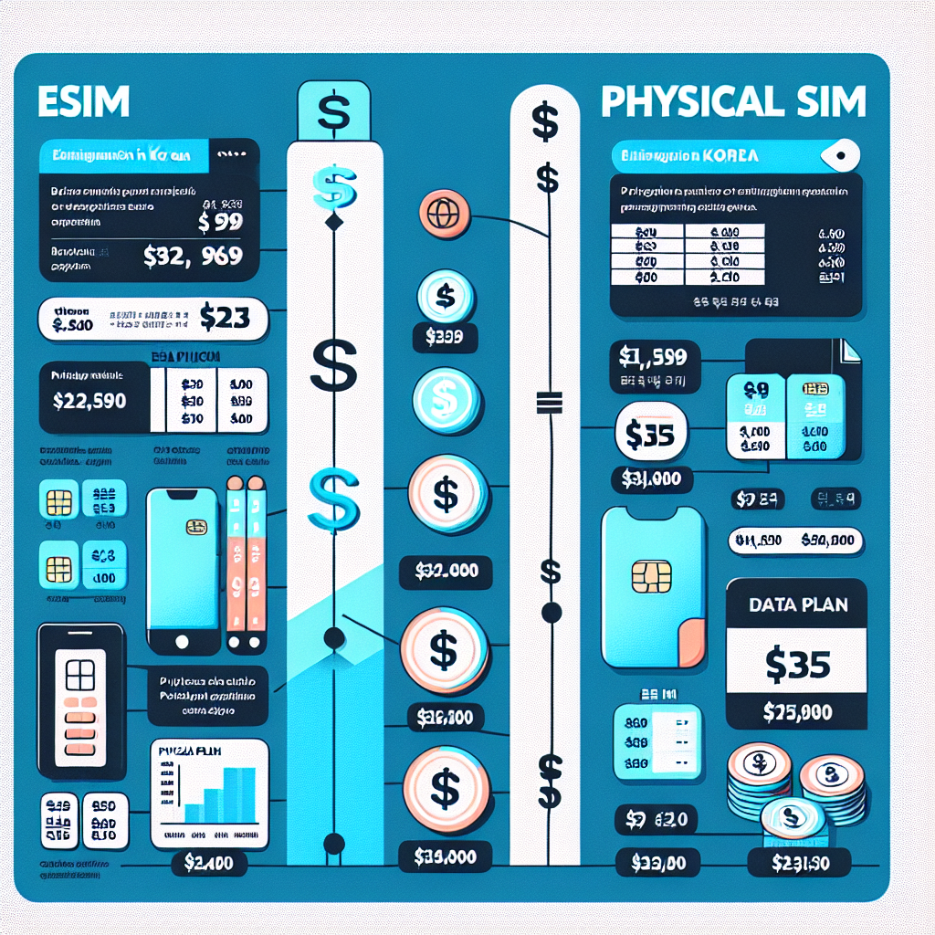 Cost Comparison: eSIM vs Physical SIM in Korea