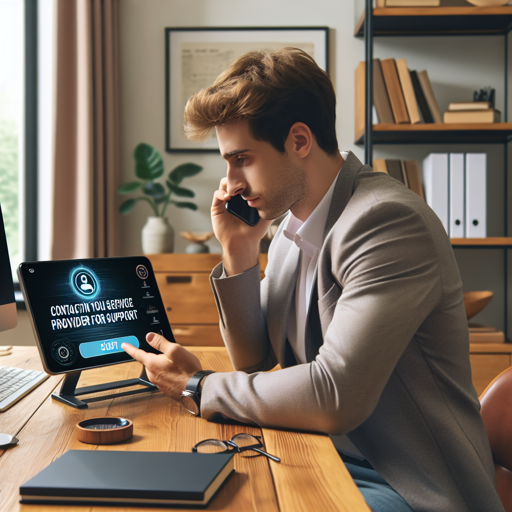 - Contacting Your Service Provider for Support