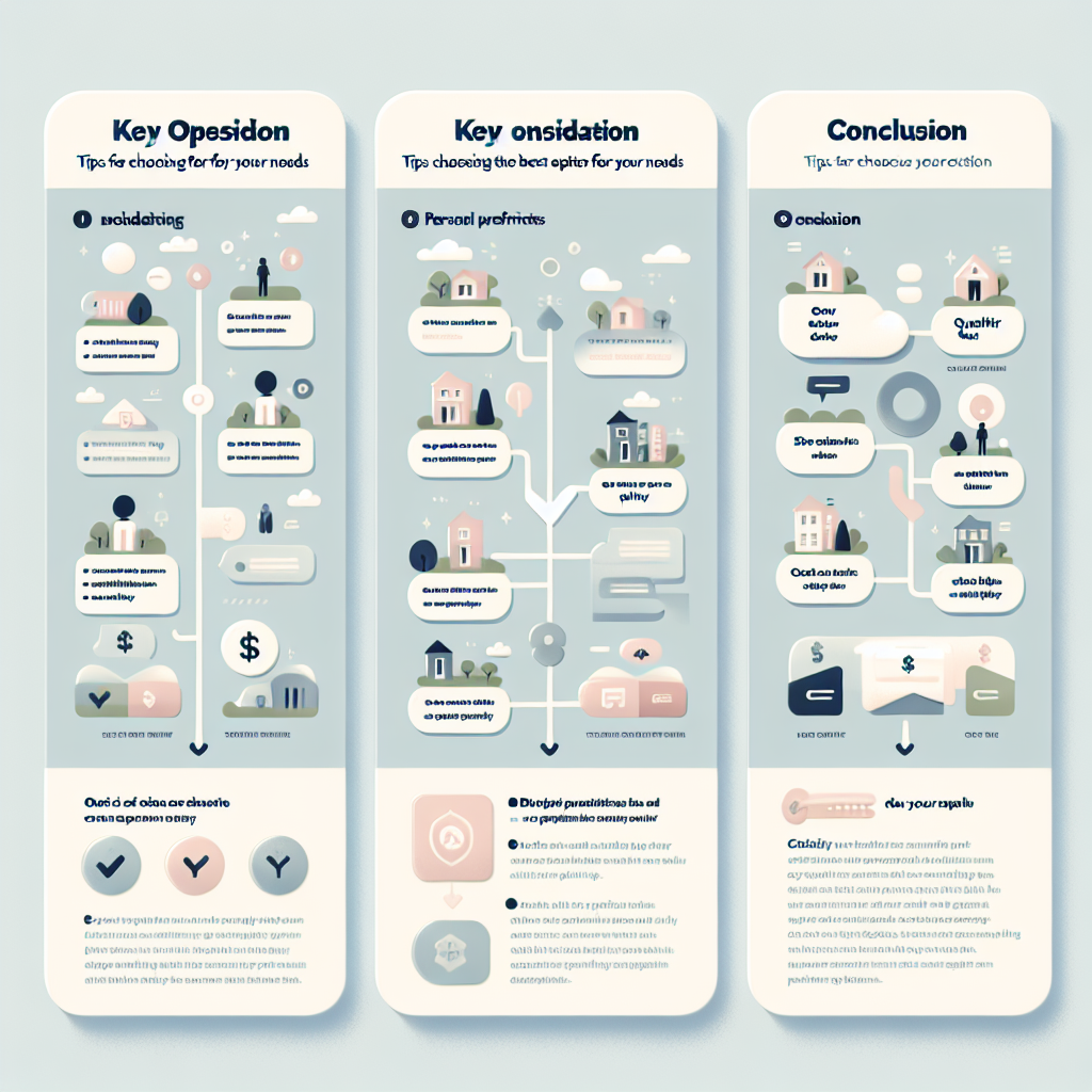 - Tips for Choosing the Best Option for Your Needs