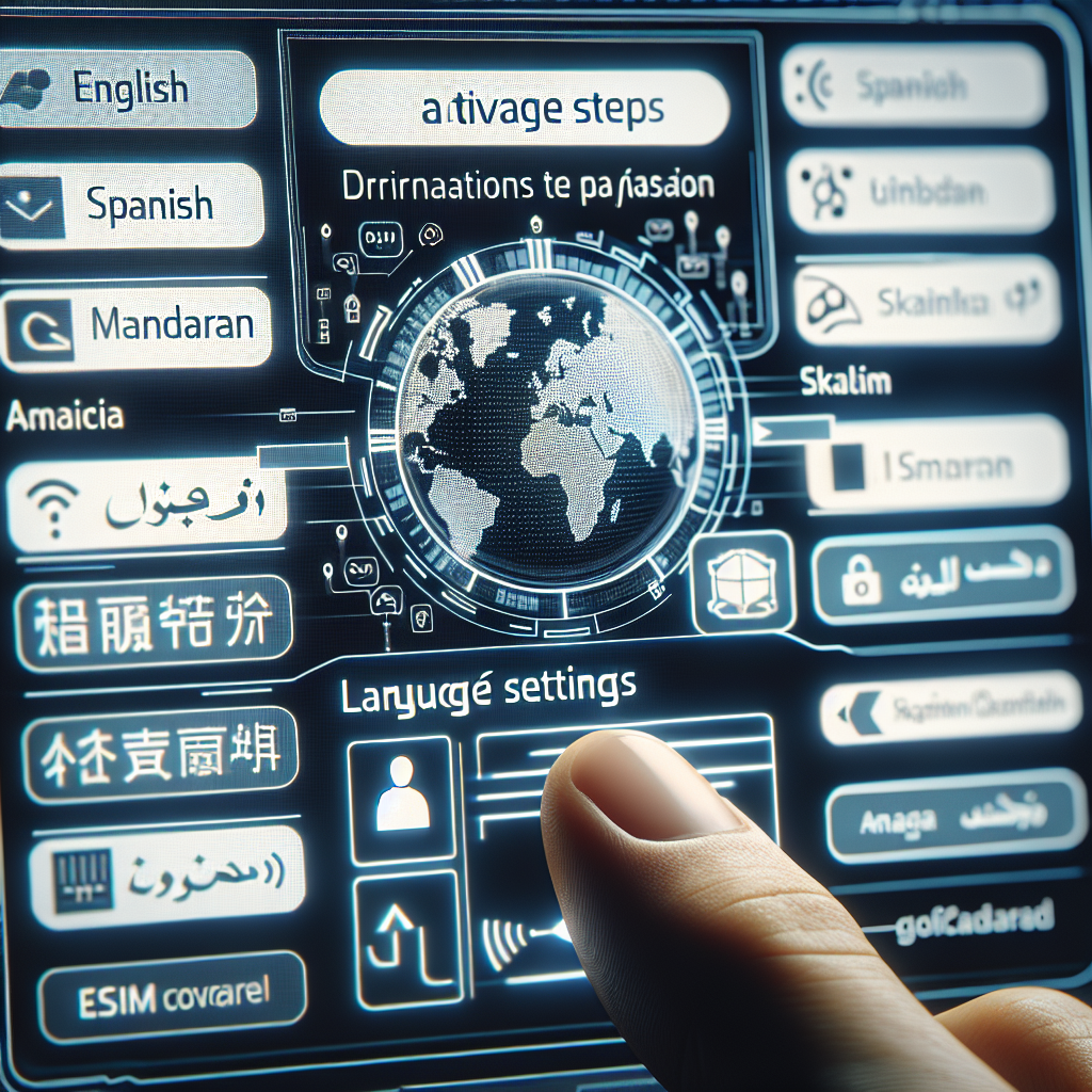 - How Language Settings Affect eSIM Activation