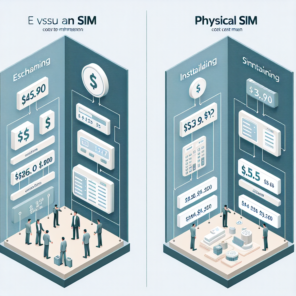 - Cost Comparison: eSIM vs Physical SIM