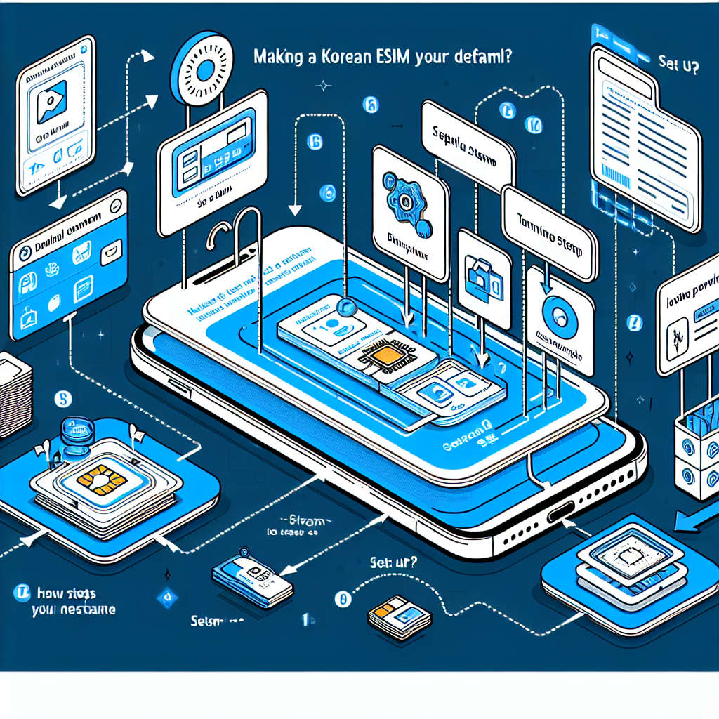 - Steps to Make Korea eSIM Your Default