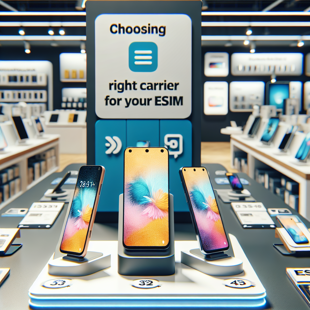 - Choosing the Right Carrier for Your eSIM
