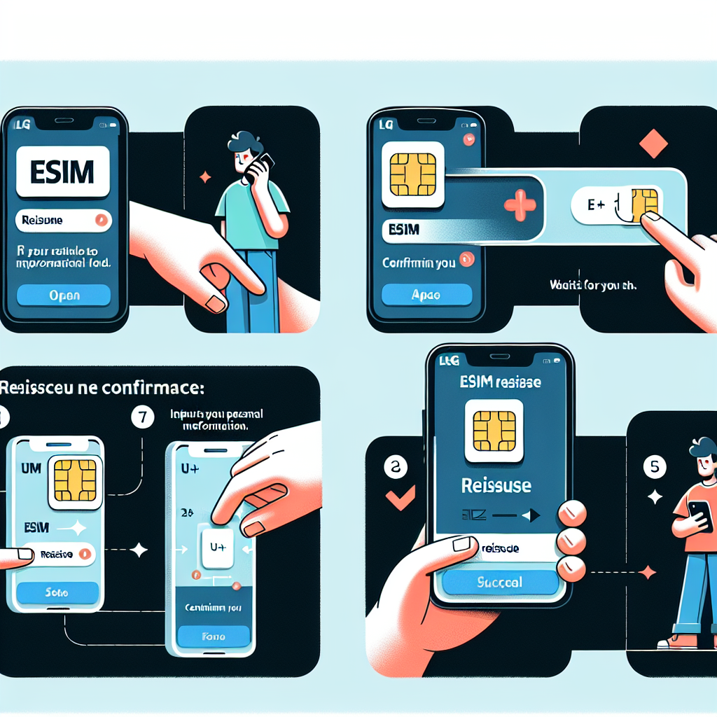 - Steps for Reissuing an eSIM with LG U+