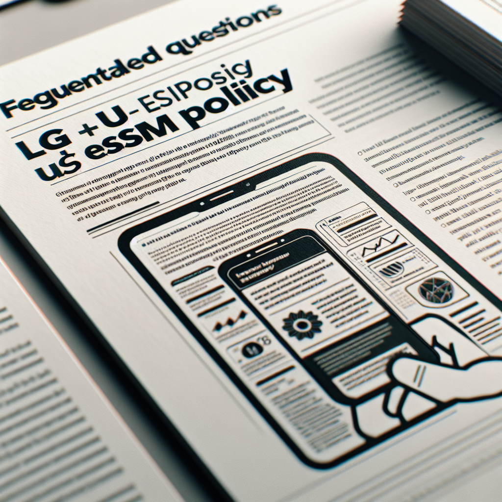 - Frequently Asked Questions on LG U+ eSIM Policy