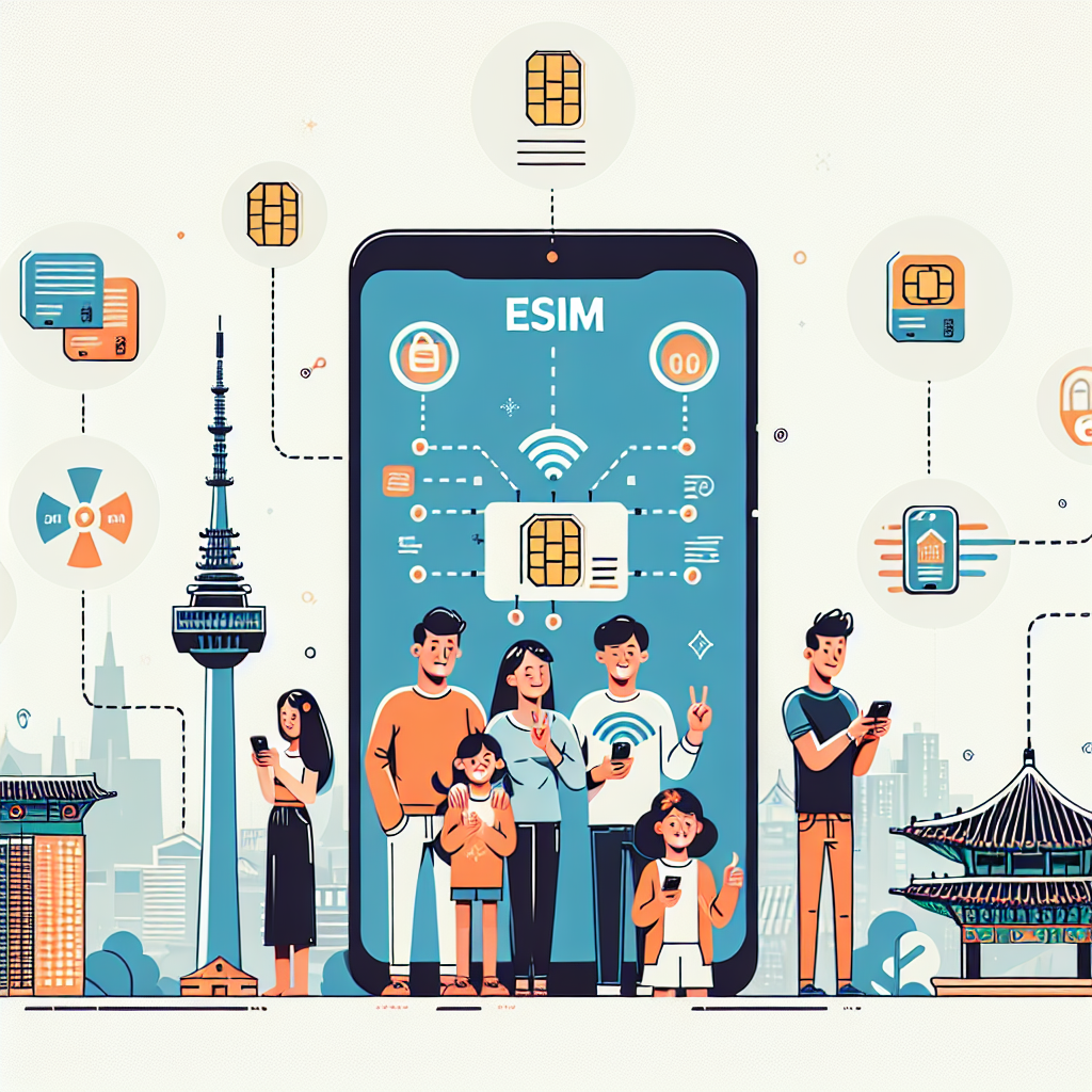 Benefits of Using eSIMs for Families Traveling to Korea